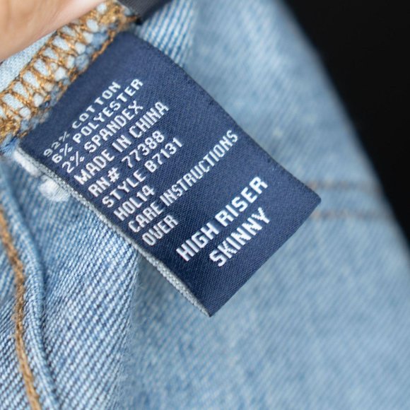 Madewell High Riser Whiskered Faded Skinny Jean 27 - Picture 13 of 13